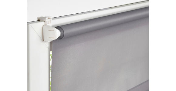 ROLLO 75/160 cm - Grau, Design, Textil (75/160cm) - Boxxx