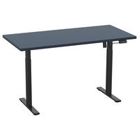 SKRIVBORD 110/50/71 cm  i antracit, svart  - silver/svart, Design, metall/trämaterial (110/50/71cm) - MID.YOU
