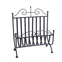 ZEITUNGSSTÄNDER 37/44/18 cm  - Schwarz, LIFESTYLE, Metall (37/44/18cm)