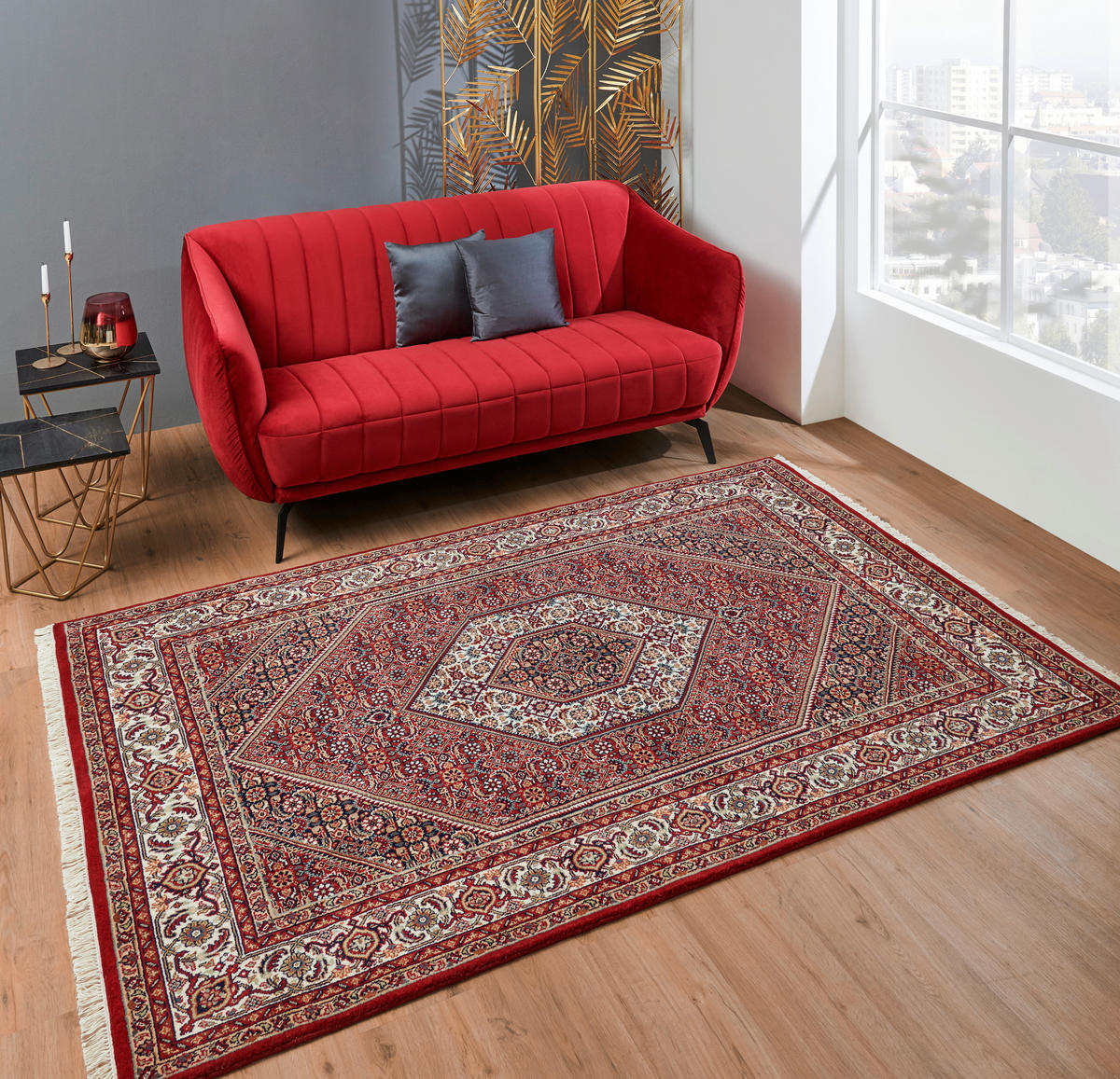 ORIENTÁLNY KOBEREC, 250/350 cm, krémová, červená - krémová/červená, Lifestyle, textil (250/350cm) - Cazaris