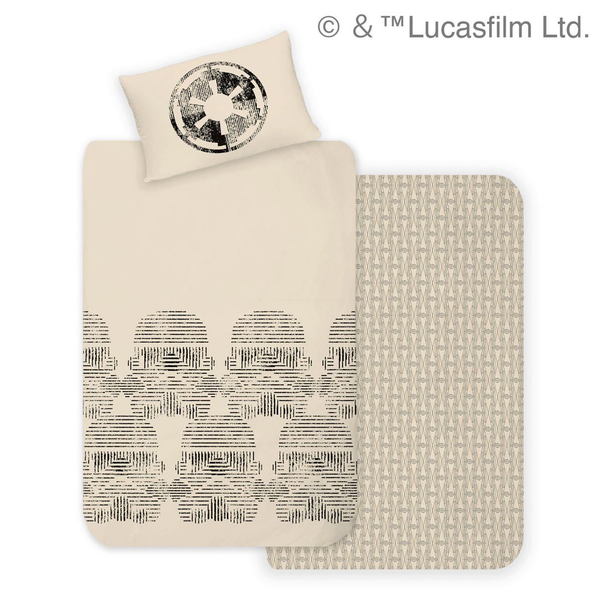 LICENSZ ÁGYNEMŰHUZAT-GARNITÚR 140/200 cm  - bézs, Basics, textil (140/200cm)