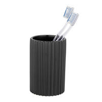 ZAHNPUTZBECHER Keramik  - Schwarz, KONVENTIONELL, Keramik (8/12/8cm) - Schöner Wohnen