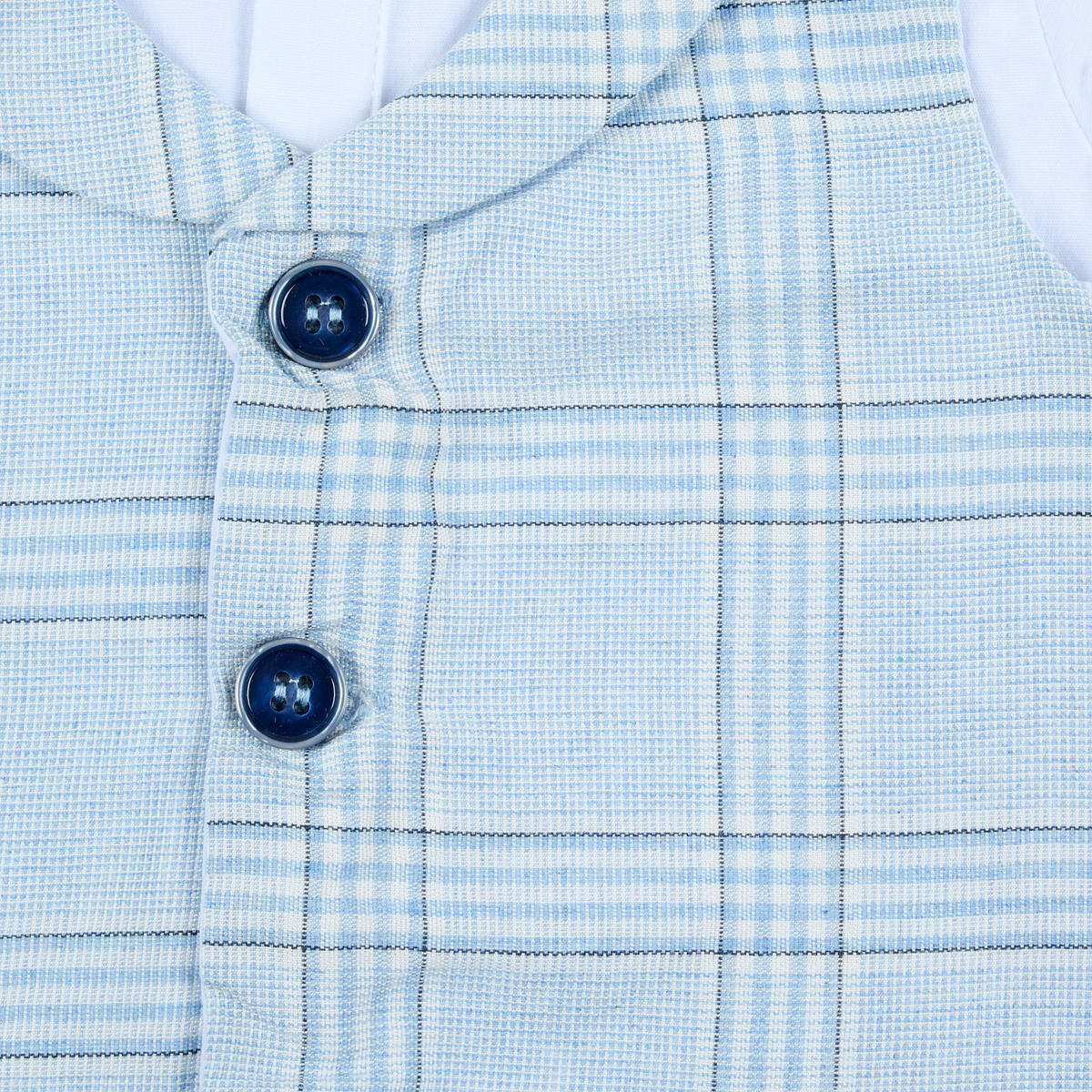 FESTTAGSANZUG Festtagsbekleidung  - Blau/Weiß, Basics, Textil (86null)