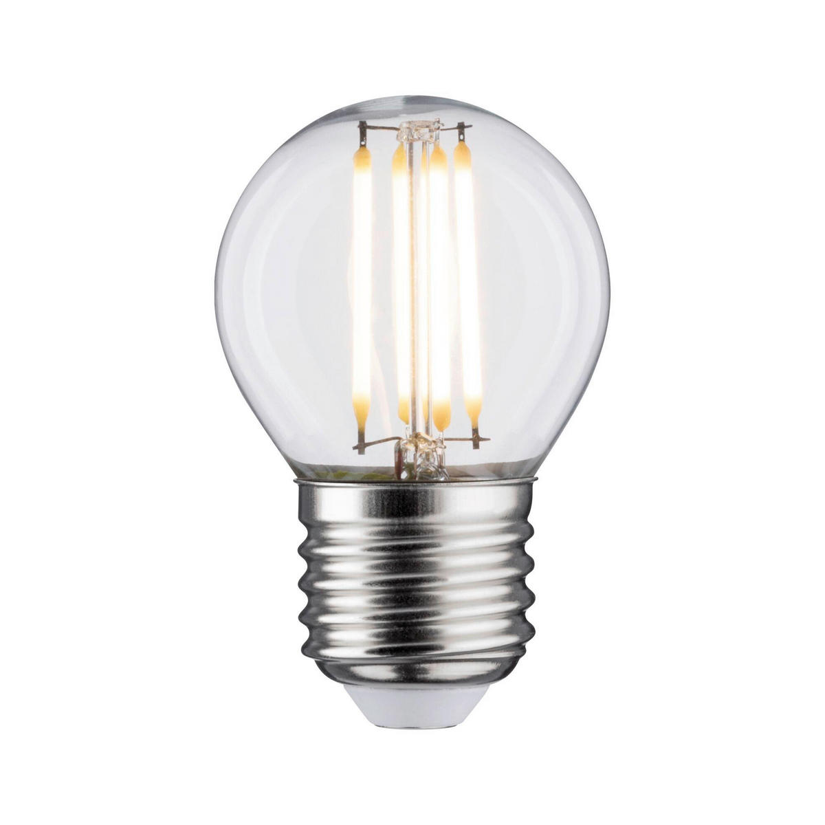 LED-LEUCHTMITTEL   1x4,8W W E27  - Klar, Basics, Glas (4,5/7,2cm) - Paulmann