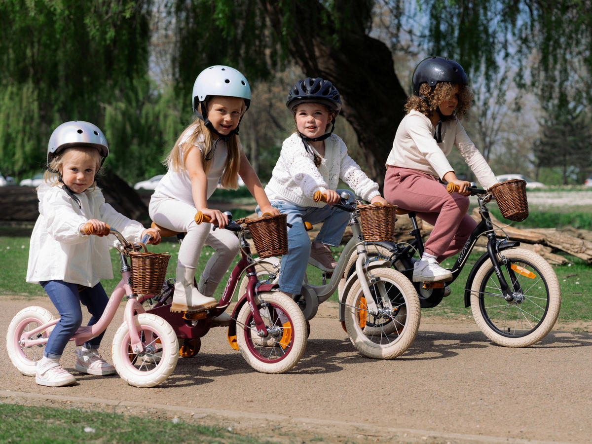 KINDERFAHRRAD 14 Zoll  - Pink, Basics, Metall (46,5/68/91cm)