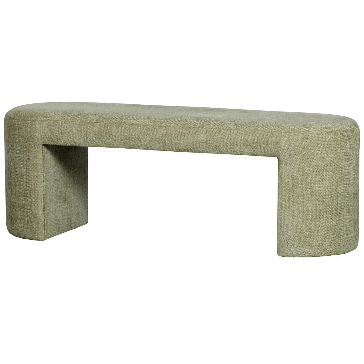 SITZBANK 130/46/46 cm Chenille Olivgrün  - Olivgrün, Design, Textil (130/46/46cm) - Carryhome