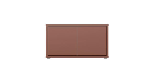 GARDEROBENBANK - Terracotta/Grau, MODERN, Kunststoff (74,5/41,5/34,9cm) - Carryhome