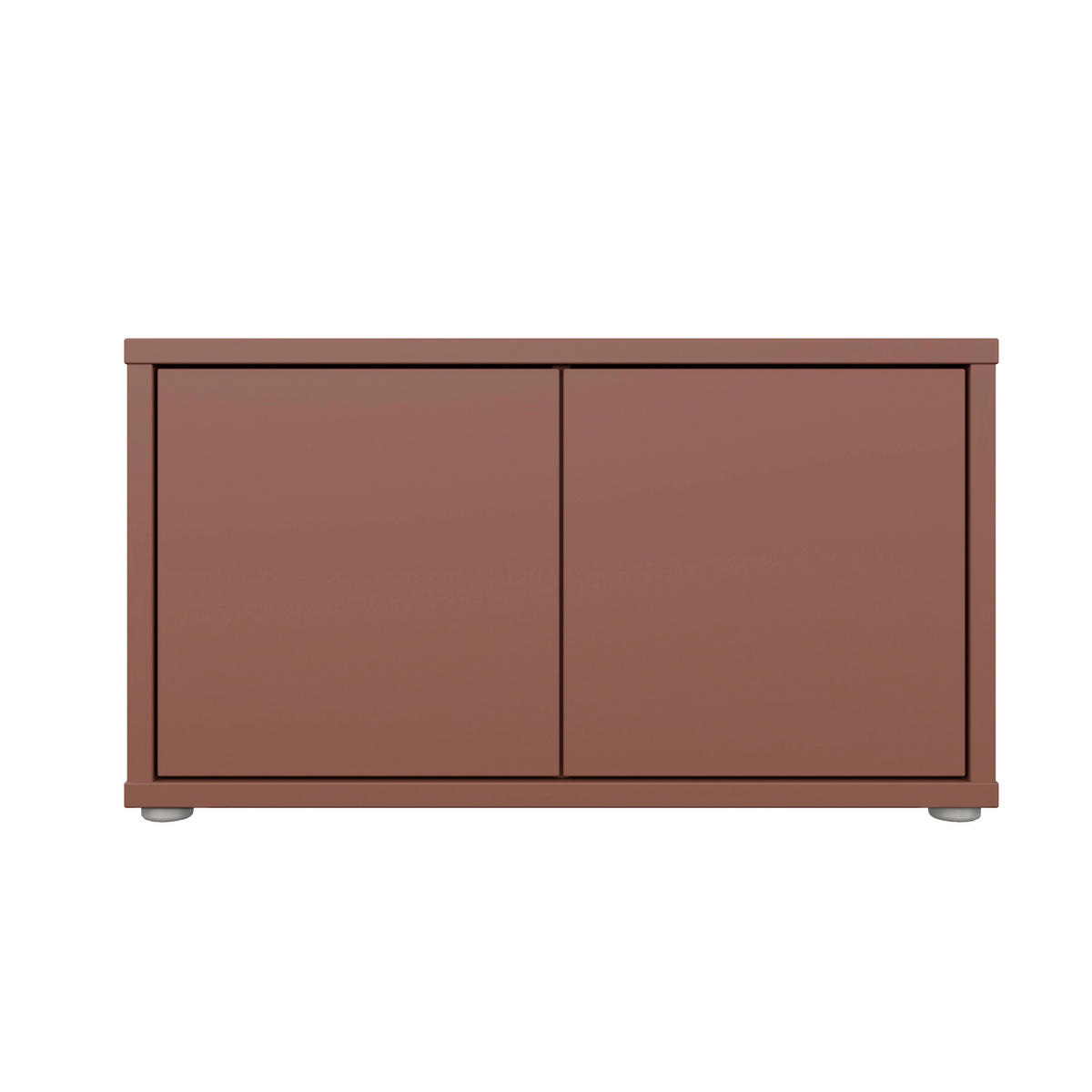 GARDEROBENBANK - Terracotta/Grau, MODERN, Kunststoff (74,5/41,5/34,9cm) - Carryhome