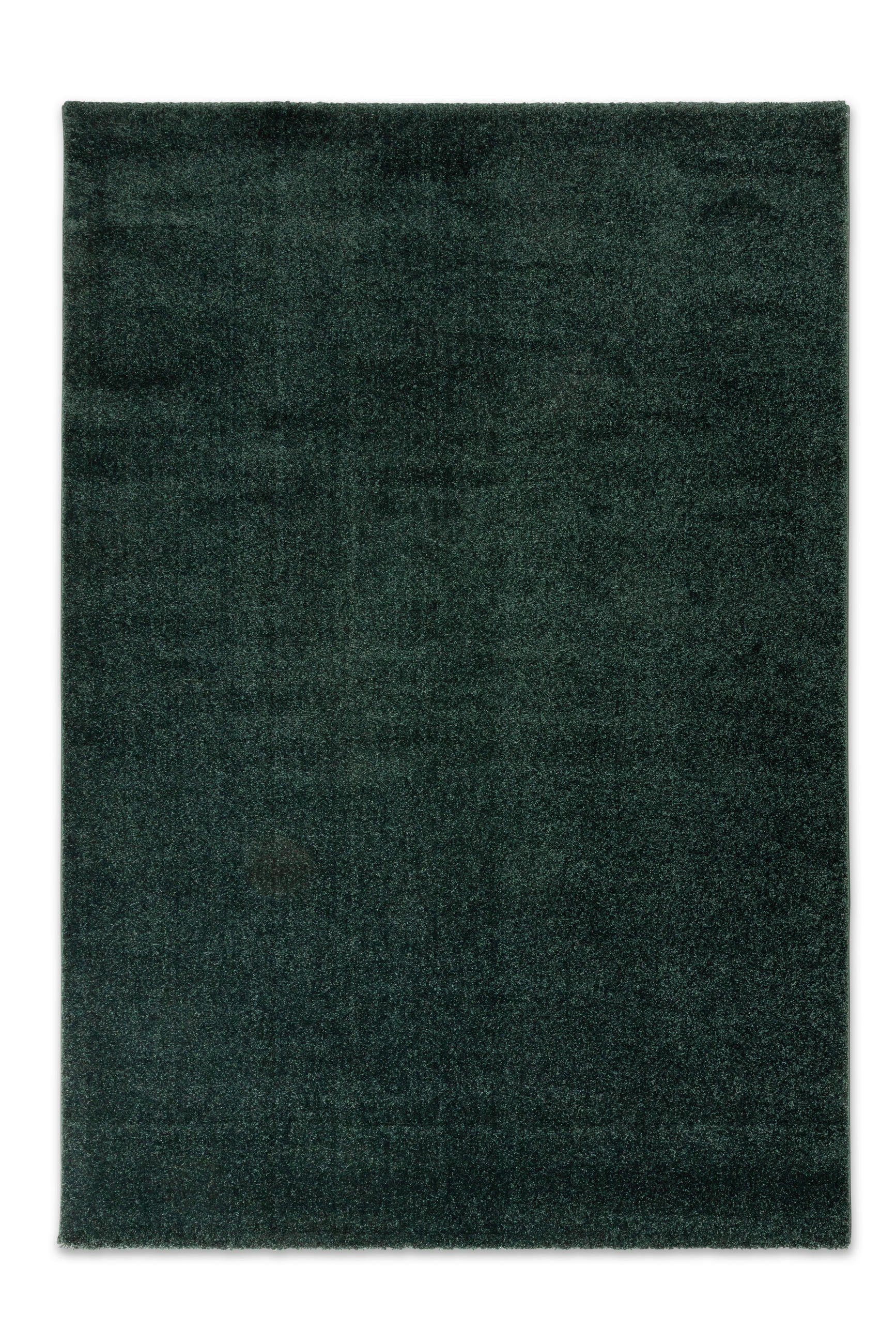 WEBTEPPICH 80/150 cm Pure Dunkelgrün rechteckig  - Dunkelgrün, Basics, Textil (80/150cm) - Schöner Wohnen