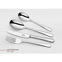 DETSKÝ PRÍBOR - farba ušľachtilej ocele, Basics, kov - Justinus