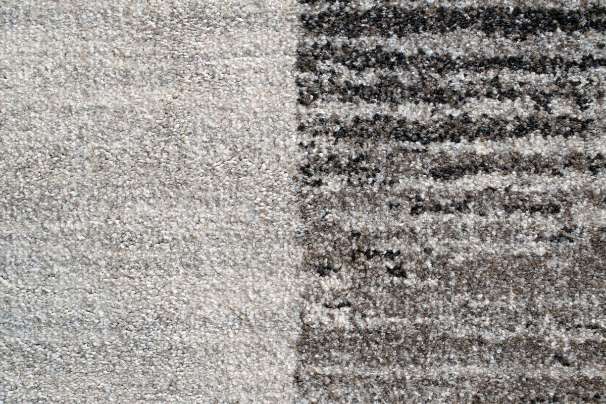 LÄUFER 67/340 cm Sorrent  - Dunkelgrau/Silberfarben, Design, Textil (67/340cm) - Novel
