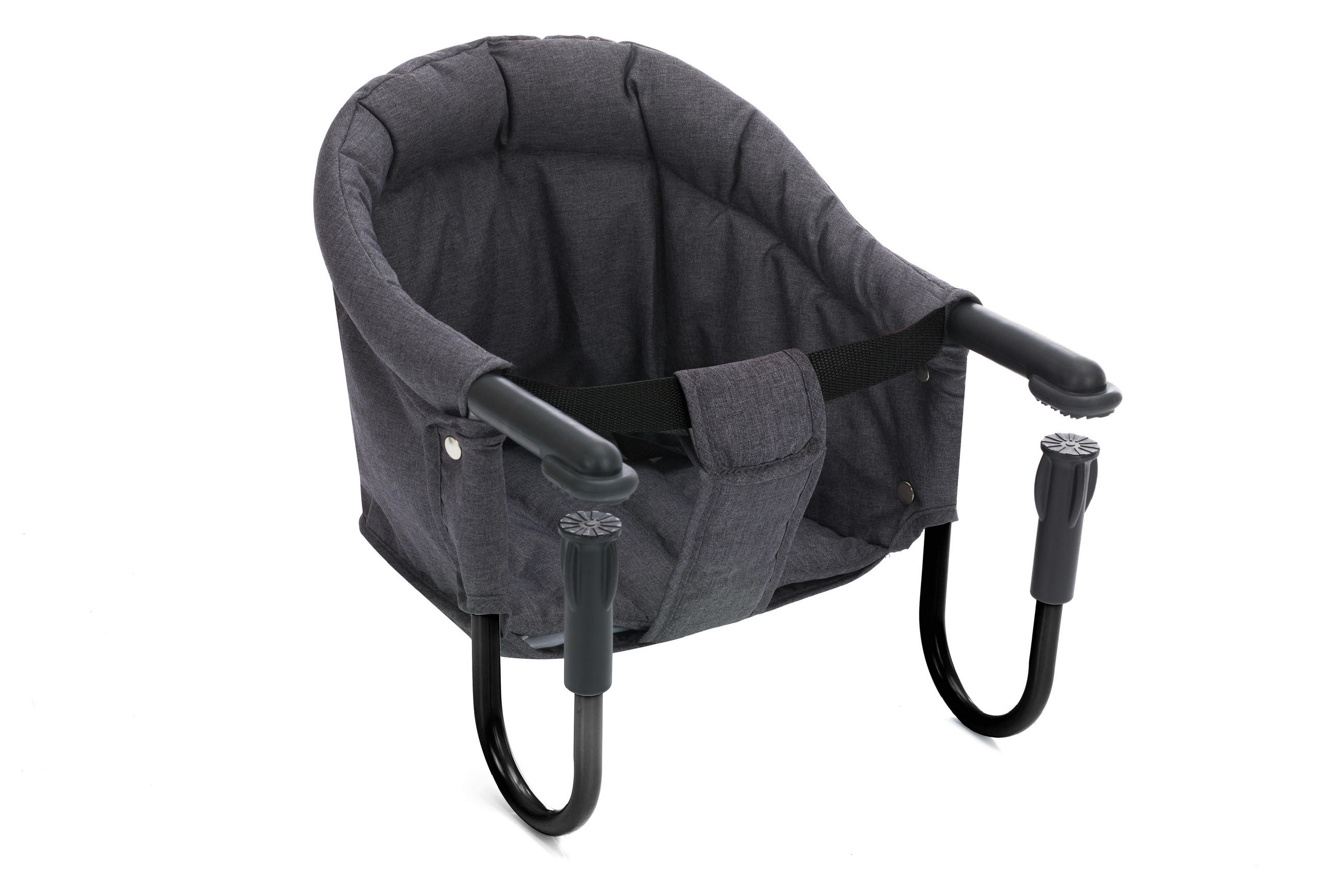 SEDAČKA KE STOLU,  - černá/tmavě šedá, Basics, kov/textil (45/36/30cm) - Fillikid
