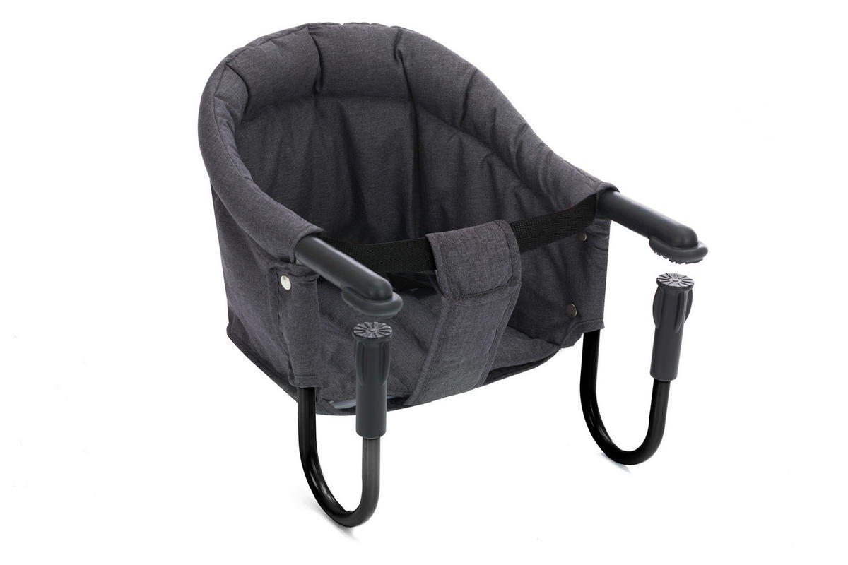 TISCHSITZ - Dunkelgrau/Schwarz, Basics, Kunststoff/Textil (45/36/30cm) - Fillikid