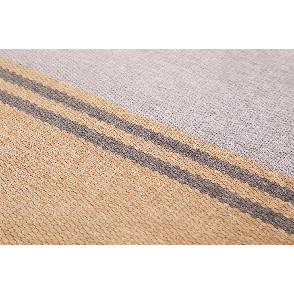 Thumbnail - Esprit Flachwebeteppich Camps Bay, Braun, Grau, Orange, Textil, Streifen, rechteckig, 130x190 cm, Hohenstein, Oeko-Tex® ...