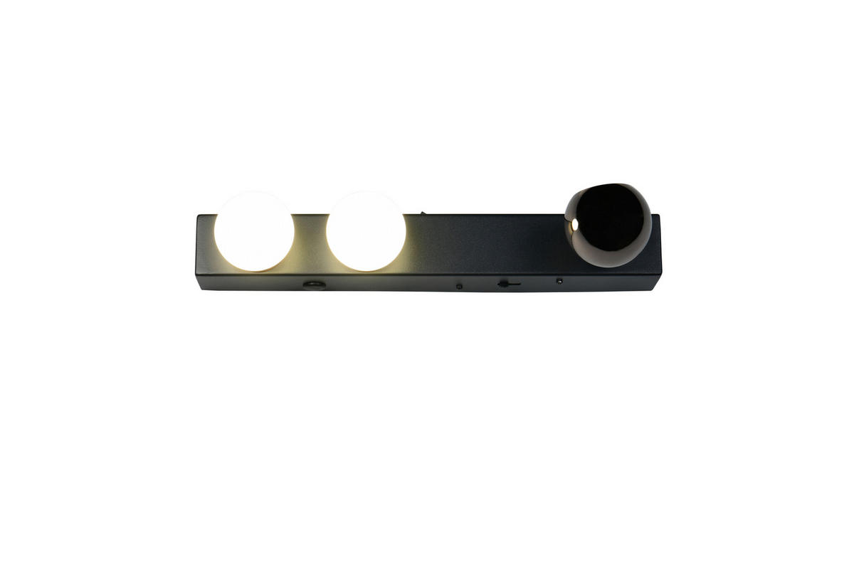 LED-WANDLEUCHTE Arpino 5/30/11 cm  - Schwarz/Weiß, Design, Kunststoff/Metall (5/30/11cm) - Trio Leuchten