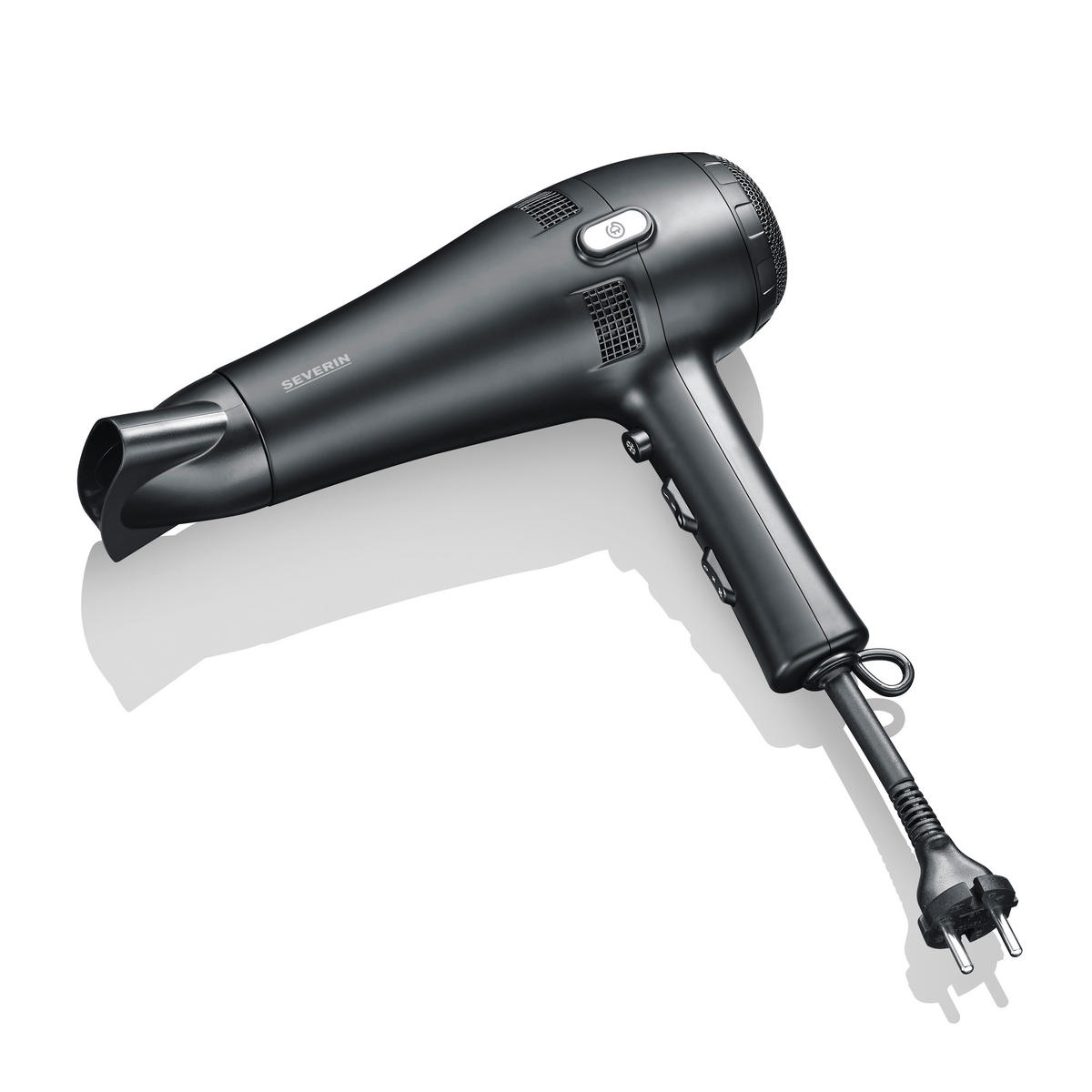 HAARTROCKNER  - Schwarz, Basics, Kunststoff (22,1/22,7/9,5cm) - Severin