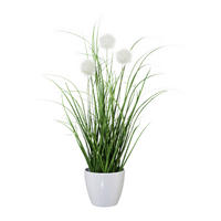 KUNSTPFLANZE 36 cm  - Creme/Weiß, Basics, Kunststoff (36cm)