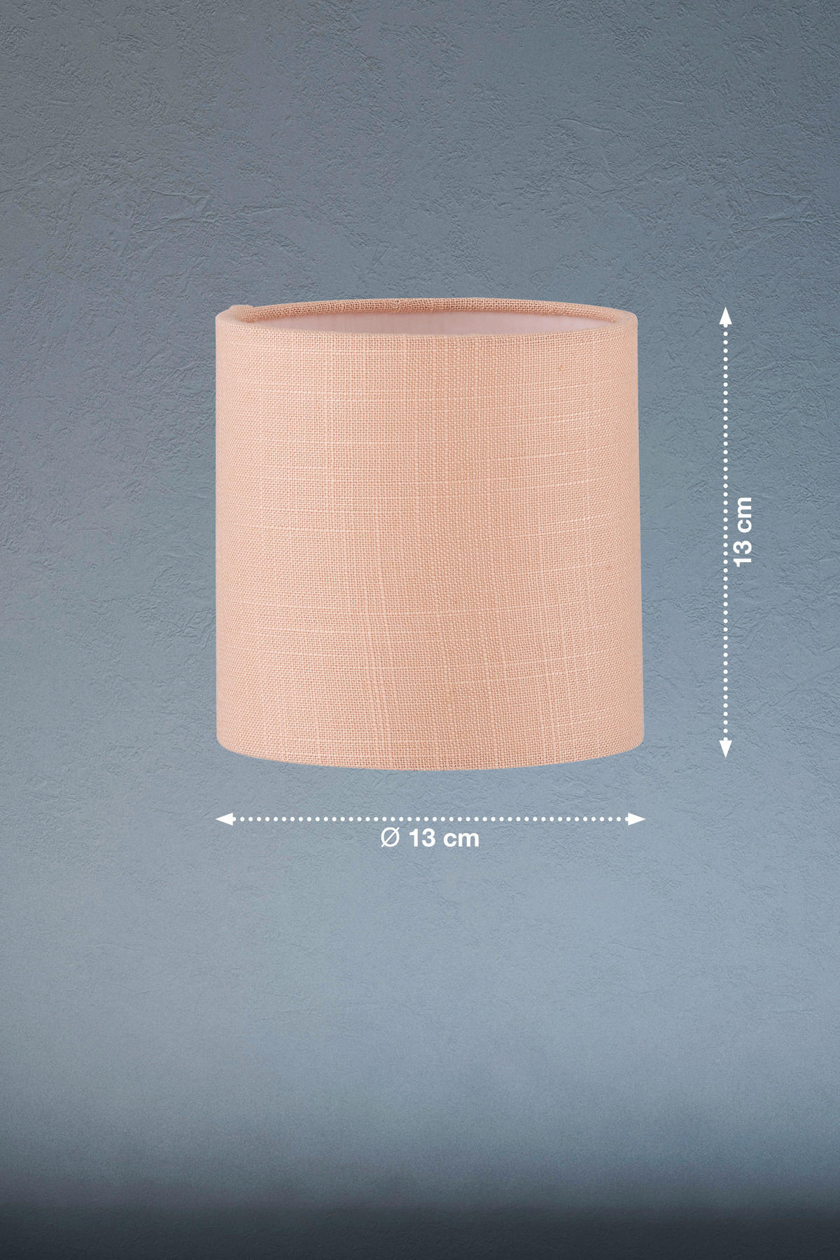 LEUCHTENSCHIRM - Rosa, Basics, Textil (13/13cm) - Fischer & Honsel