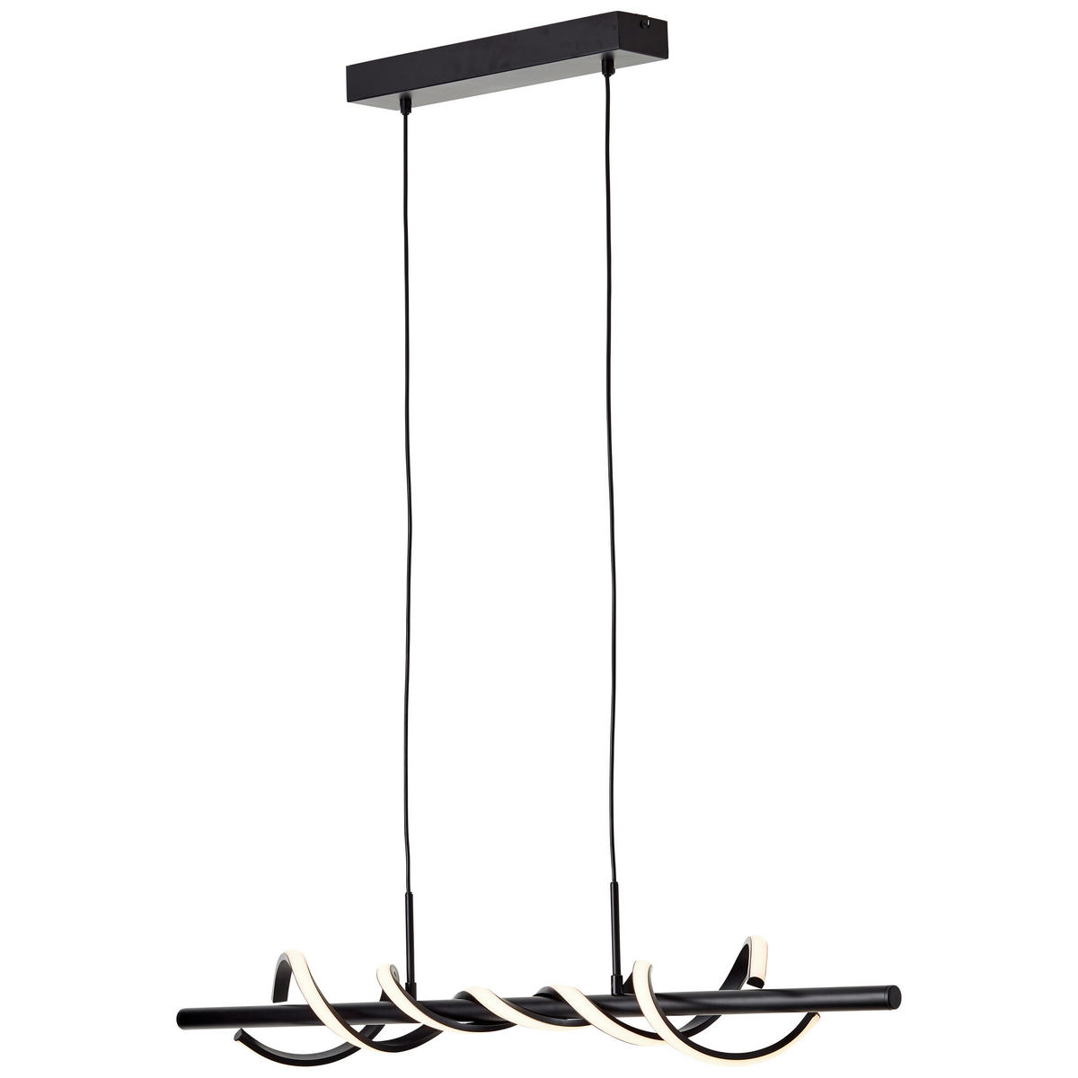 LED-PENDELLEUCHTE  - Schwarz, Design, Kunststoff/Metall (150/95,5/18cm) - Brilliant