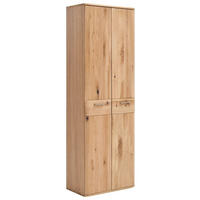 GARDEROBENSCHRANK  in 65/197/38 cm  - Eichefarben/Nickelfarben, Natur, Holz/Holzwerkstoff (65/197/38cm) - MID.YOU