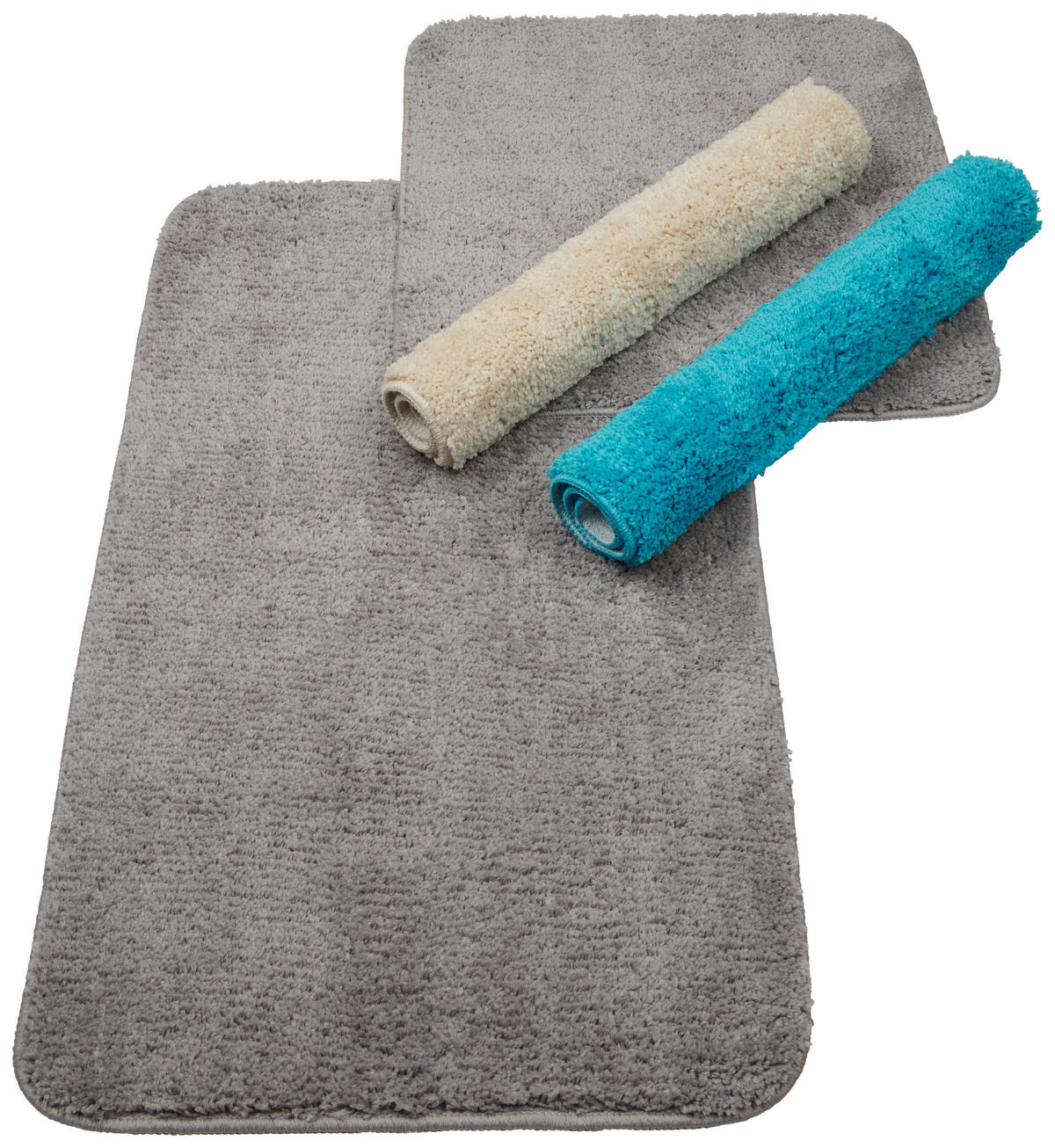 KUPAONSKI TEPIH prirodne boje  DOURO  - prirodne boje, Konvencionalno, tekstil/plastika (50x80/50x50cm) - Esposa