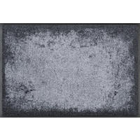 FUSSMATTE - Anthrazit/Grau, Konventionell, Kunststoff/Textil (50/75cm) - wash+dry