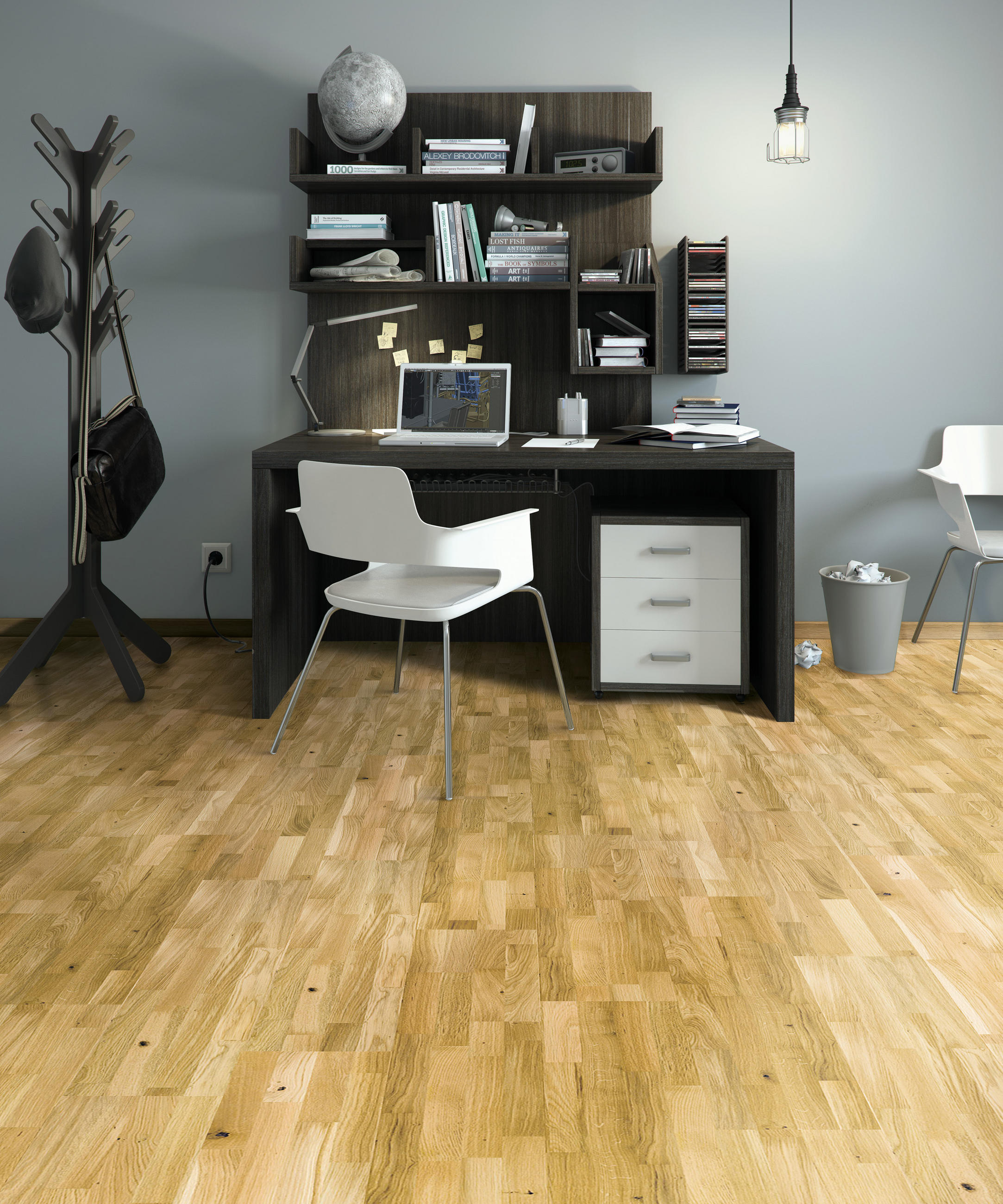 SCHIFFSBODEN Eiche rustikal  per  m² - Eichefarben, KONVENTIONELL, Holz (109,2/20,7/1,4cm) - Venda