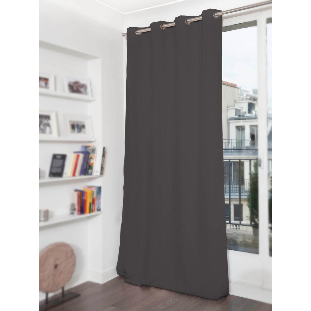 Thumbnail - Xxxl Lärmschutzvorhang, Grau, Metall, Textil, Uni, 145x260 cm, Made in EU, Oeko-Tex® Standard 100, beliebig kürzbar, Lär...