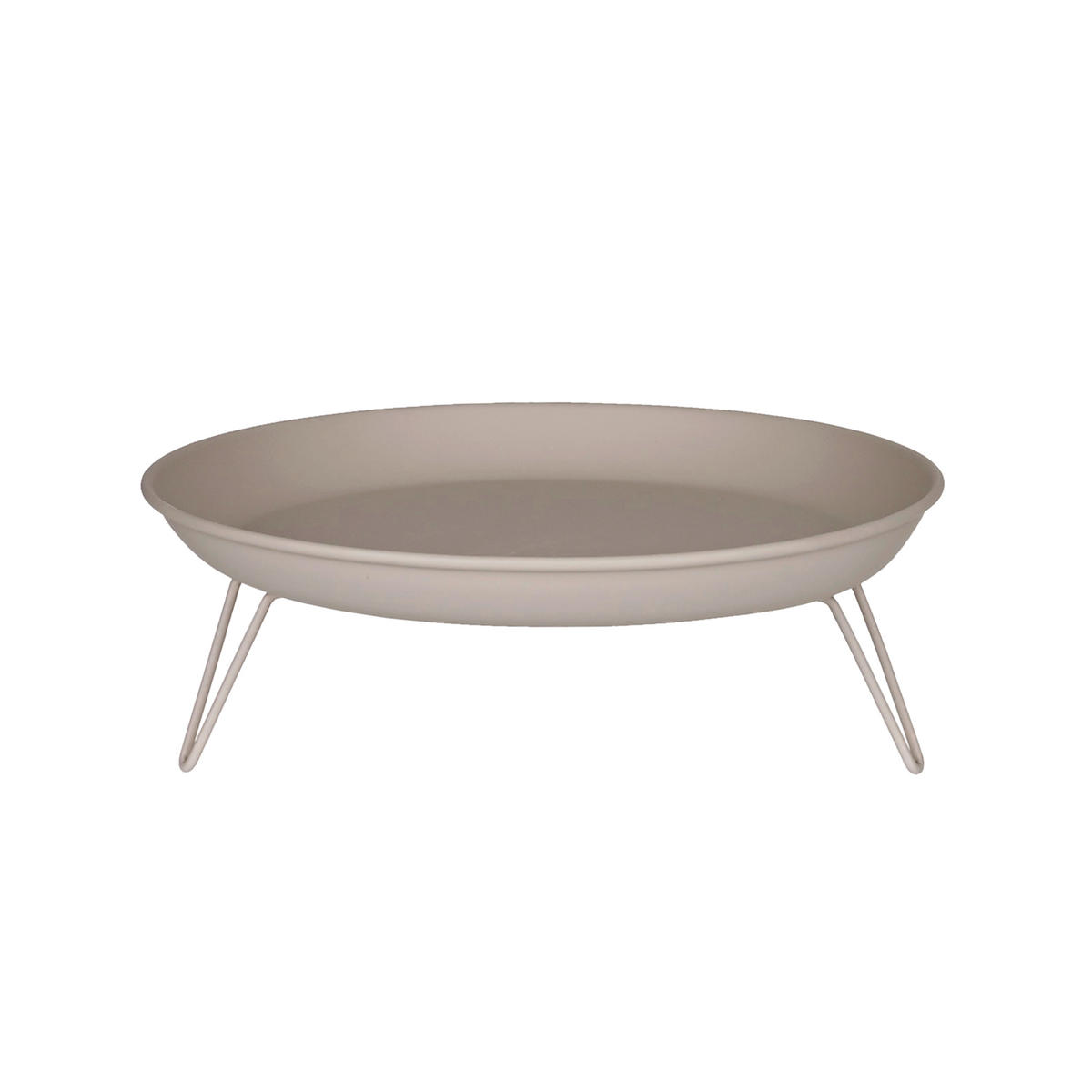 SERVIERTABLETT Metall  - Grau, Trend, Metall (30,5/10cm) - Ambia Home
