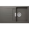 SPÜLE SIGD100ASIL  - Grau, Basics, Stein (86/50cm) - Schock