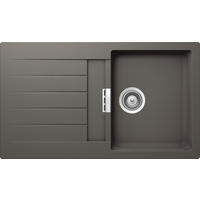 SPÜLE SIGD100ASIL  - Grau, Basics, Stein (86/50cm) - Schock