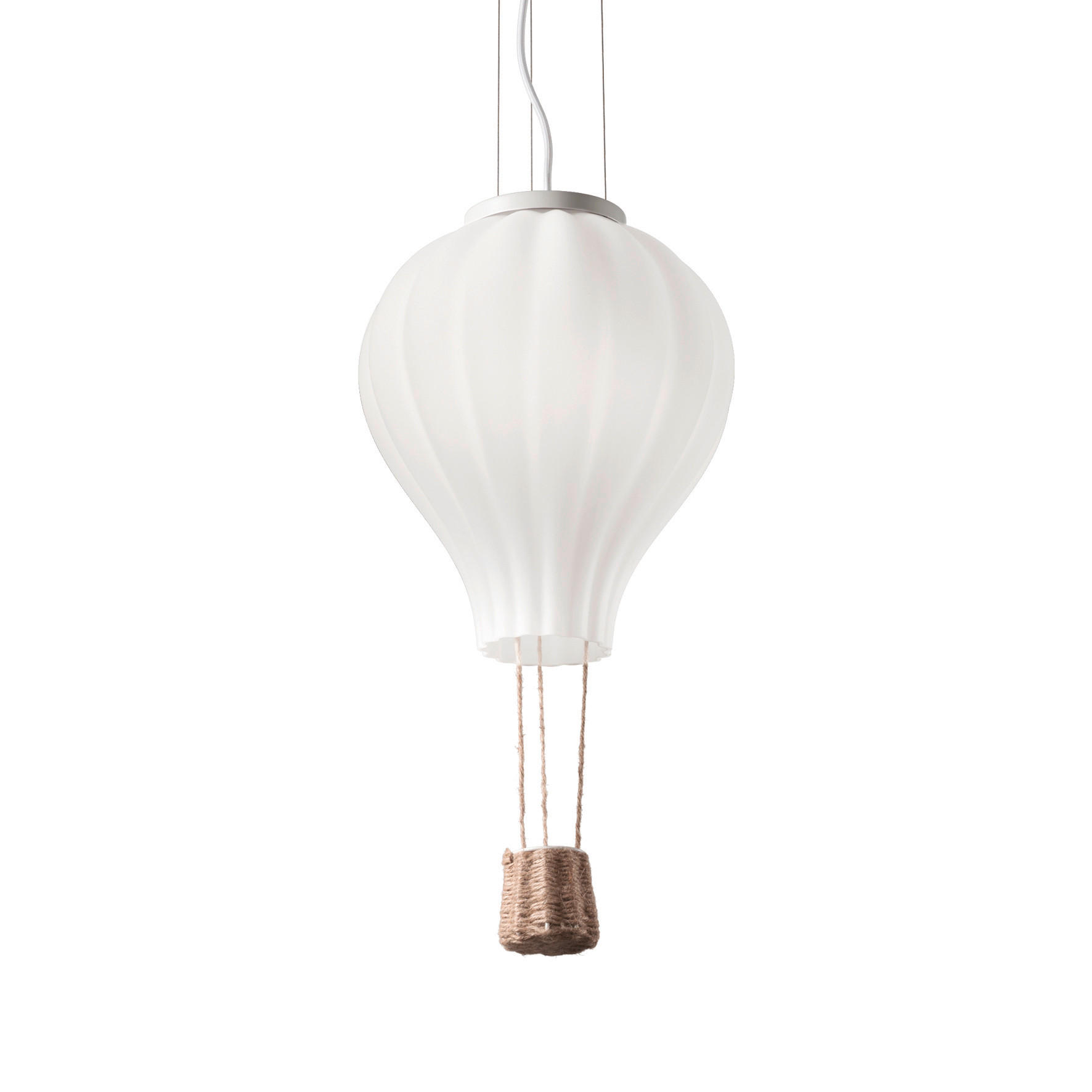 OTROŠKA VISEČA SVETILKA  Dream Big SP1 ///220-240 V/E27 - bela, Trendi, steklo (30/78-170cm)