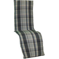 RELAXSESSELAUFLAGE in Beige Karo  - Beige, Basics, Textil (170/52/8cm) - Gardenson