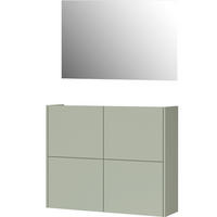 GARDEROBE 2-teilig  in 200/79/27 cm  - Eichefarben/Grün, Design, Holzwerkstoff (200/79/27cm) - Livetastic