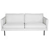 2-SITZER-SOFA in Creme, Schwarz  - Creme/Schwarz, Design, Textil/Metall (180/78/80cm) - Livetastic