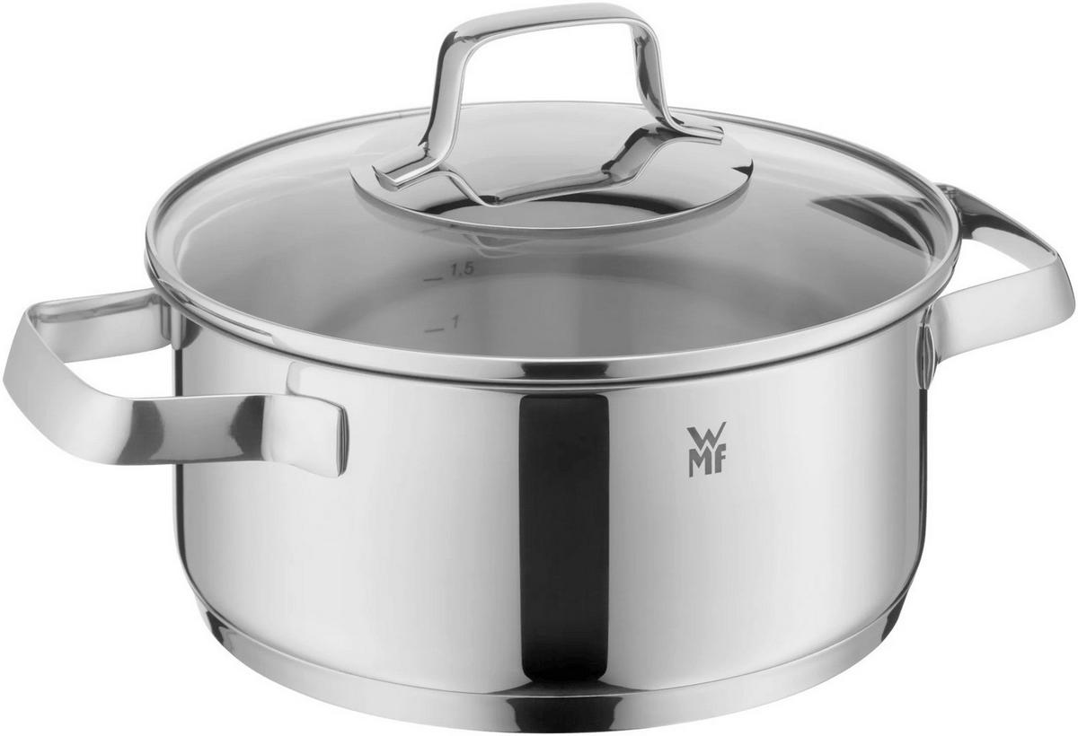 KOCHTOPFSET Belmonte 5-teilig  - Edelstahlfarben, Basics, Metall - WMF