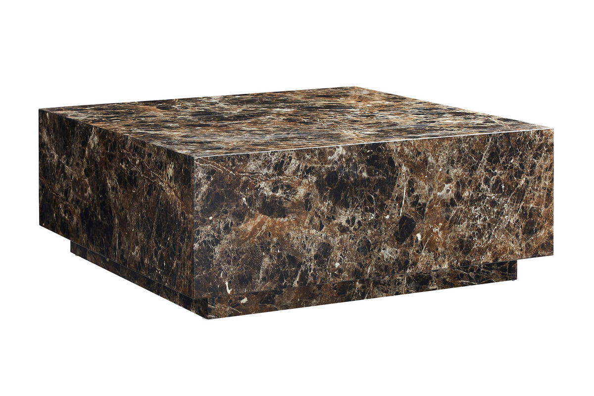 COUCHTISCH in Holzwerkstoff 90/90/35 cm  - Braun, Design, Holzwerkstoff (90/90/35cm) - Livetastic