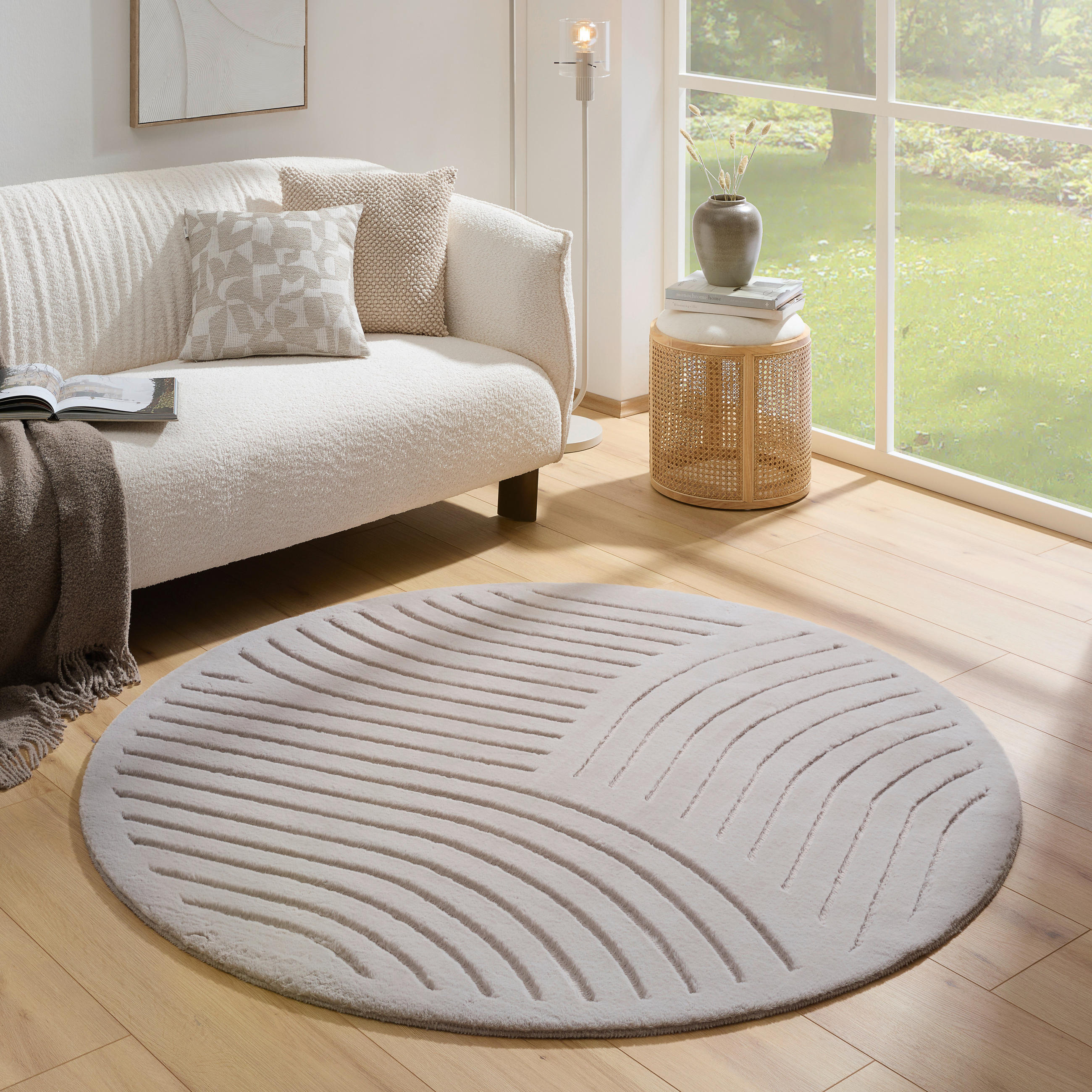 KOBEREC S VYSOKÝM VLASOM, 160 cm, taupe - taupe, Design, textil/plast (160cm) - Novel