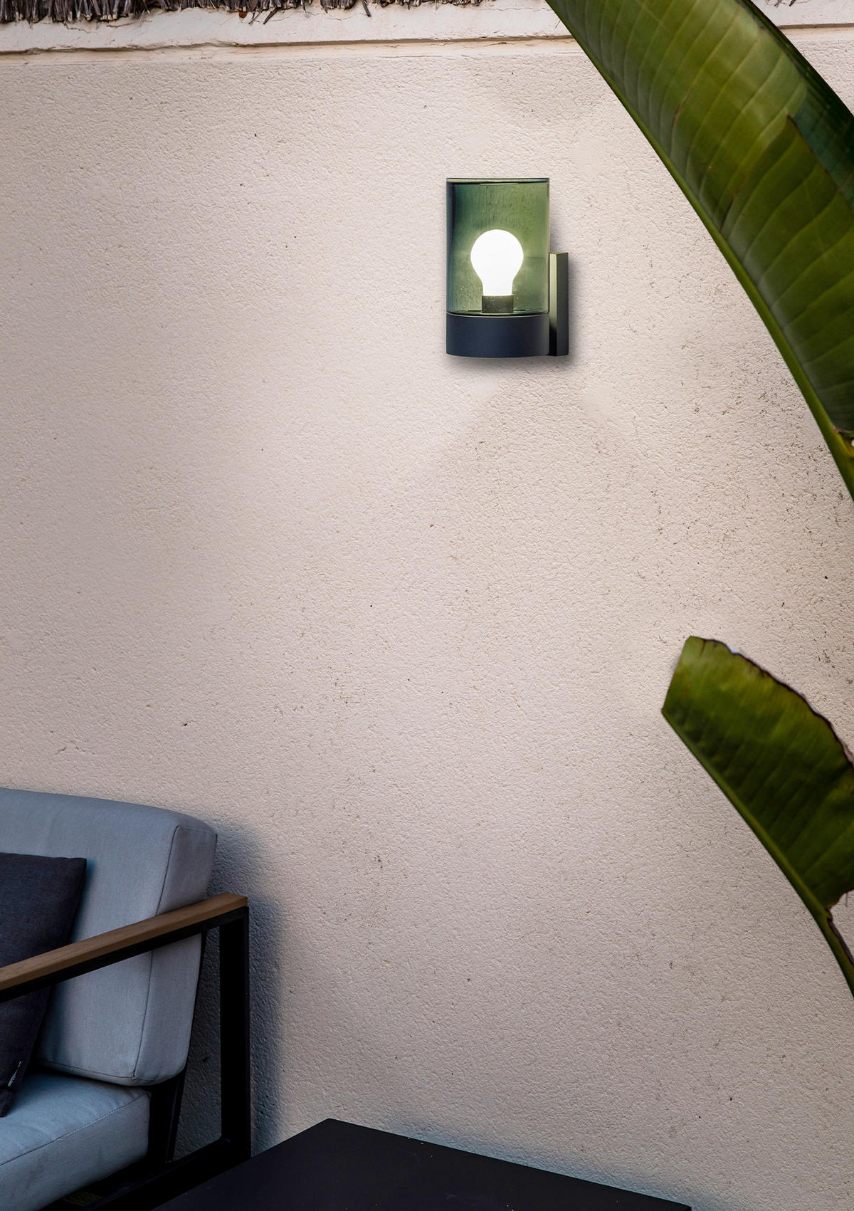 AUßENWANDLEUCHTE 12/16/20 cm   - Dunkelgrau, Design, Metall (12/16/20cm)