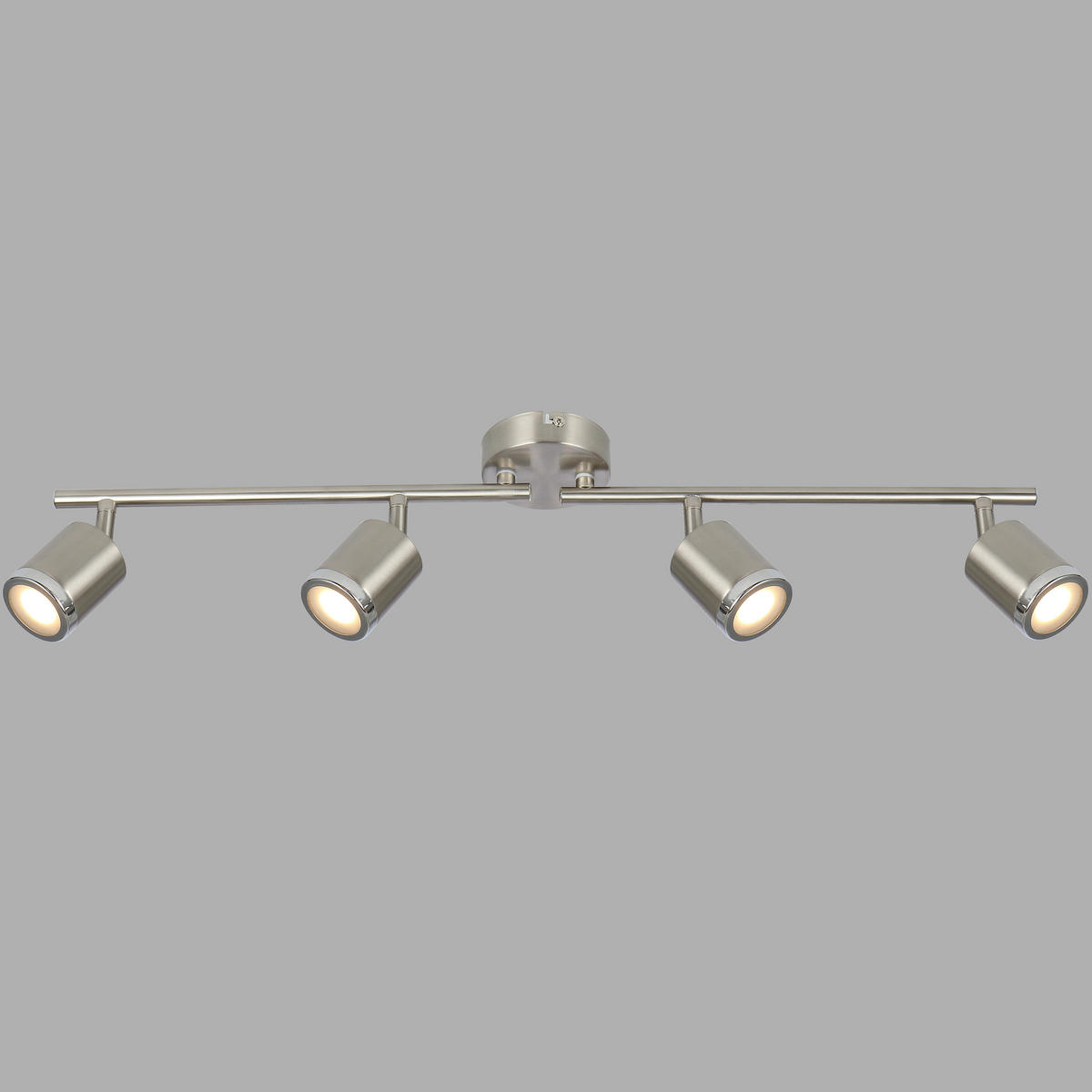 STRAHLER 67/9/16,8 cm   - Nickelfarben, Design, Kunststoff/Metall (67/9/16,8cm) - Xora