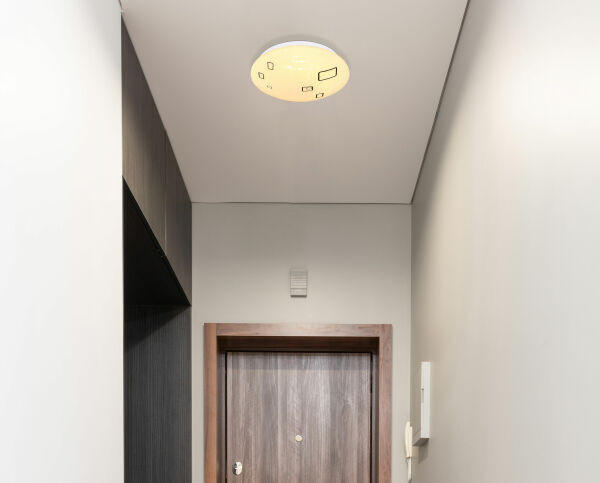 LED-DECKENLEUCHTE 36/10.5 cm   - Weiß, Basics, Kunststoff/Metall (36/10.5cm) - Globo