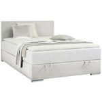 BOXBETT 140/200 cm  in Ecru  - Chromfarben/Ecru, KONVENTIONELL, Kunststoff/Textil (140/200cm) - Carryhome