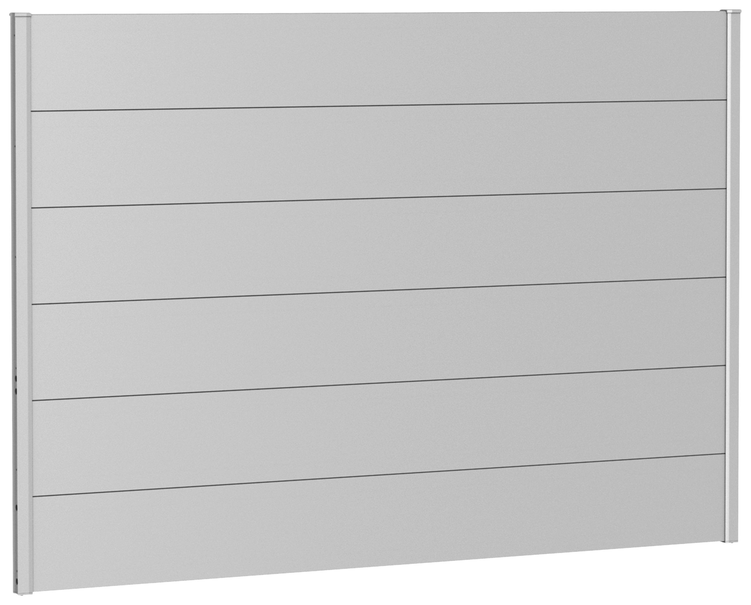 SICHTSCHUTZ - Silberfarben, Basics, Metall (194/137/4,4cm) - Biohort