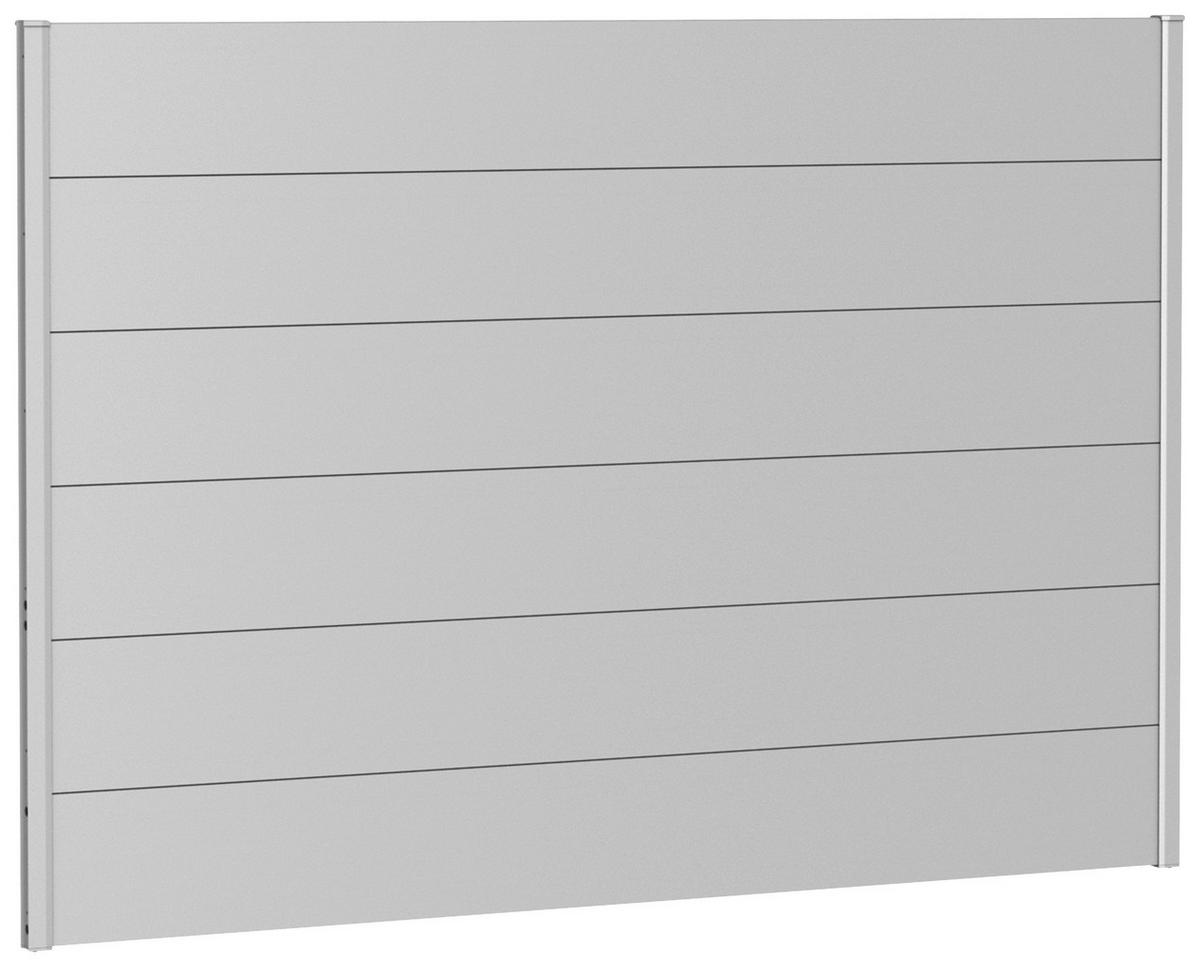 SICHTSCHUTZ - Silberfarben, Basics, Metall (194/137/4,4cm) - Biohort