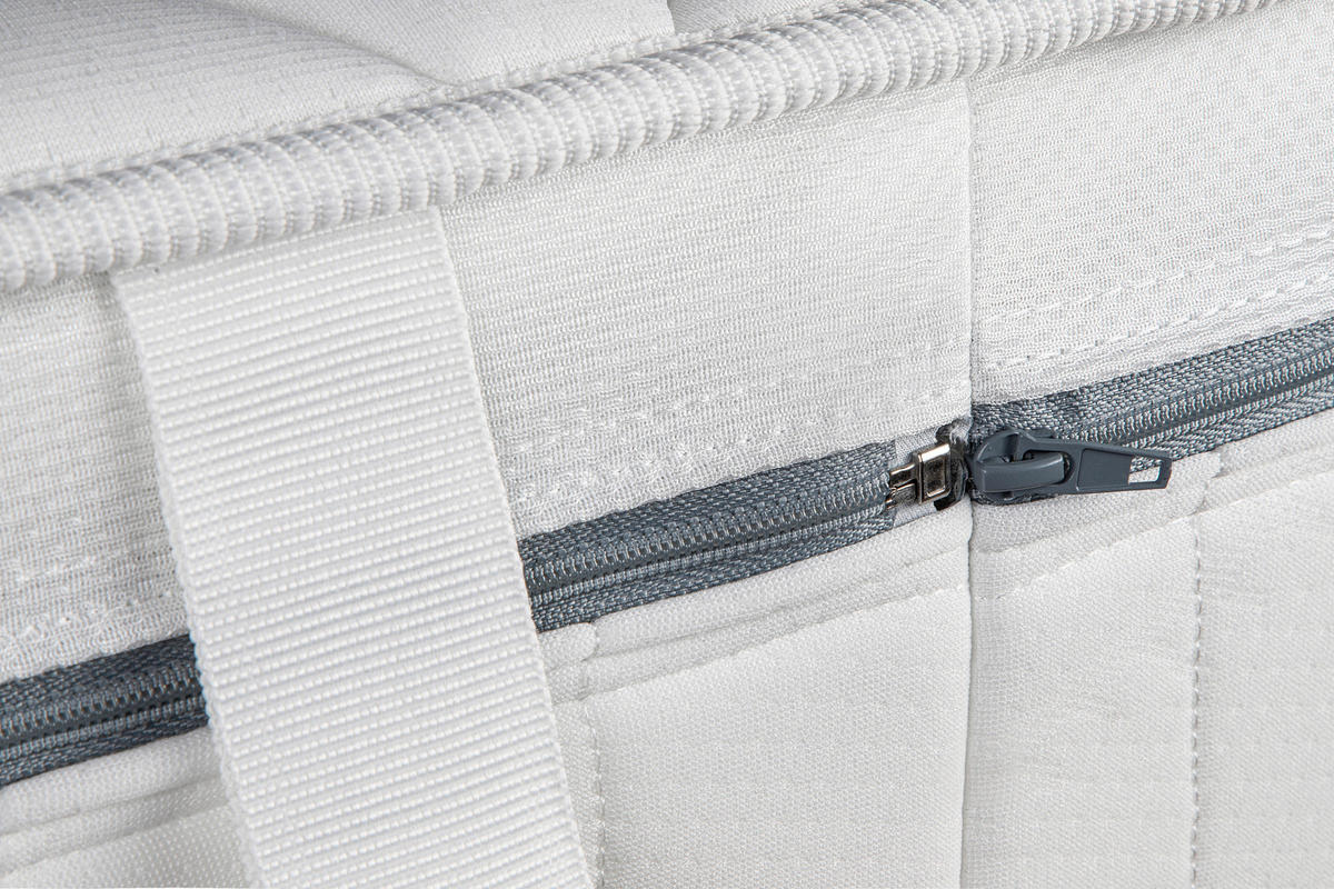 KALTSCHAUMMATRATZE 80/200 cm Höhe ca. 23 cm 5 -Zonen - Weiß, Basics, Textil (80/200cm) - MID.YOU