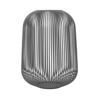LATERNE - Grau, Design, Metall (33/45cm) - Blomus