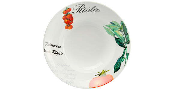 PASTATELLER MIA CUCINA  27 cm   - Multicolor/Weiß, Basics, Keramik (27cm) - Boxxx