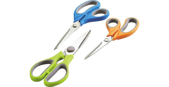 SCHERENSET - Blau/Hellgrün, Basics, Kunststoff/Metall (11cm) - Boxxx
