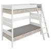 ETAGENBETT - Weiß/Silbereichenfarben, Basics, Holz/Holzwerkstoff (90/200cm) - Paidi