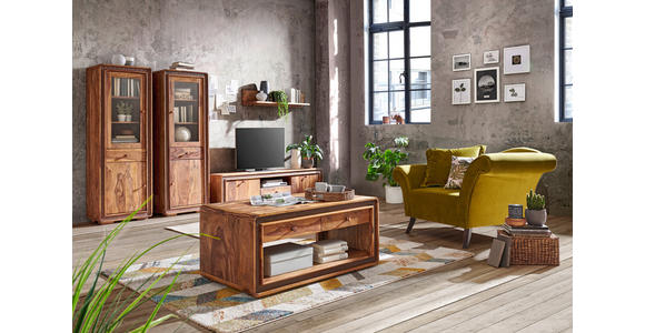 TV-ELEMENT 178/45/45 cm - Sheeshamfarben/Kupferfarben, LIFESTYLE, Holz/Metall (178/45/45cm) - Landscape